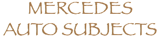 MERCEDES AUTO SUBJECTS